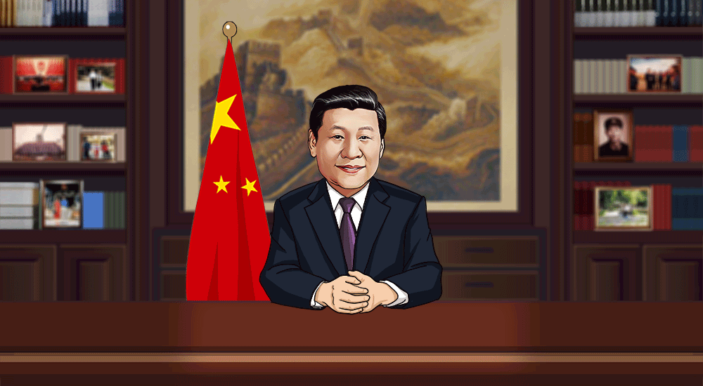 “習近平主席發表新年賀詞”漫評：奔跑的中國，我們都是追夢人