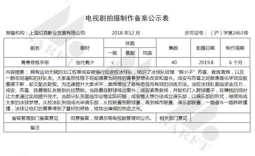 總局公布12月電視劇備案 楊超越首度參演古裝劇在列