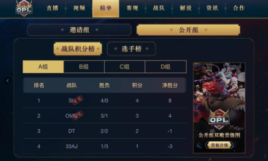 S4賽季游戲內新增賽事版塊