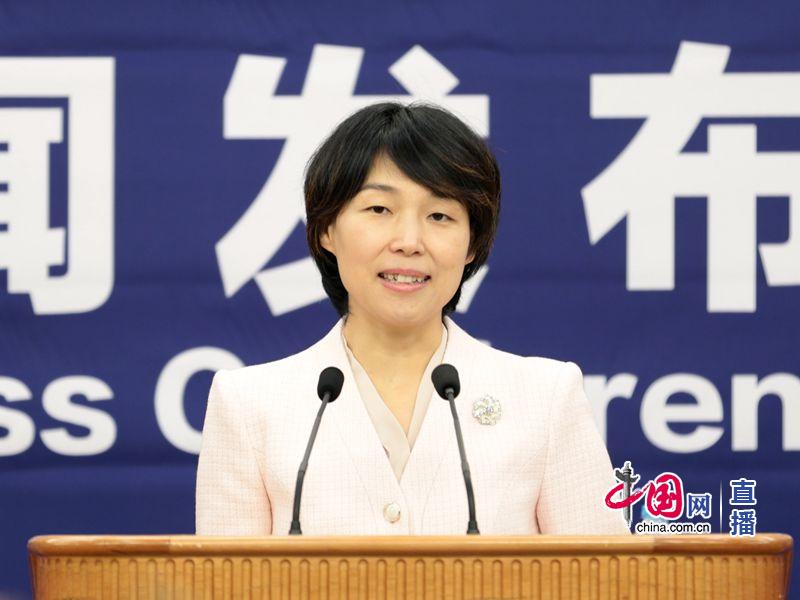 1月22日，國家發展改革委新聞發言人孟瑋主持新聞發布會。中國網 宗超 攝