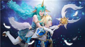 韓國團體COS英雄聯(lián)盟魔法少女
