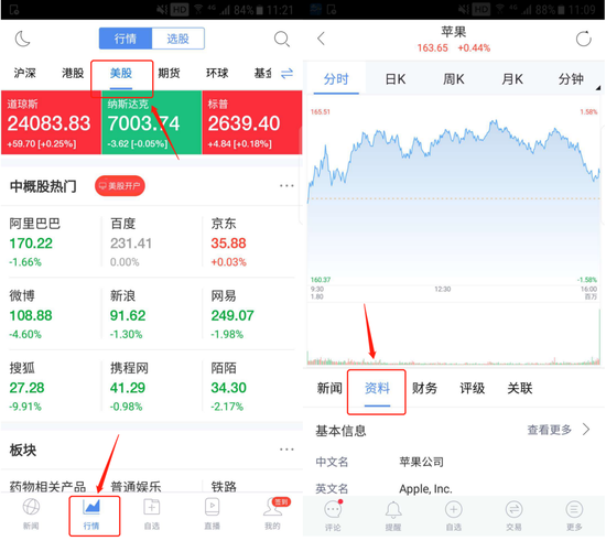 新浪財經(jīng)APP升級至4.2.8 行情頁面深度優(yōu)化