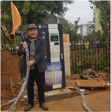 廣西柳州洛維物流園.放心源充電站正式啟用！