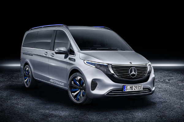 奔馳公布全新EQV概念MPV 將亮相日內瓦車展