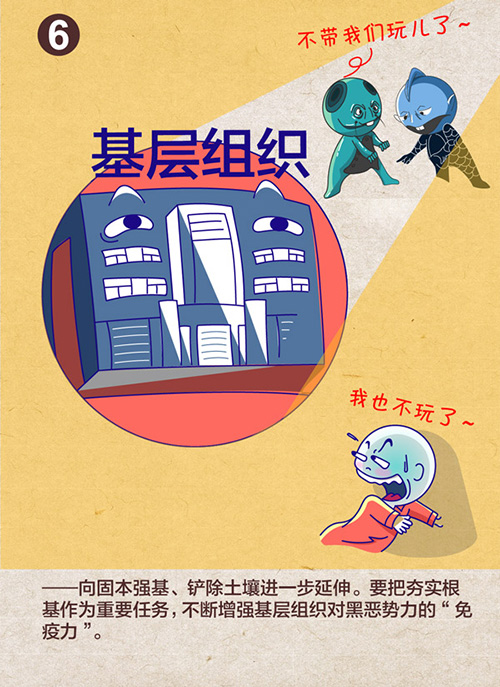 中央紀(jì)委發(fā)布漫畫透露2019掃黑除惡六大方向